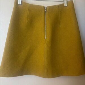 COS Brand 100% Wool Mini Skirt, Size 4